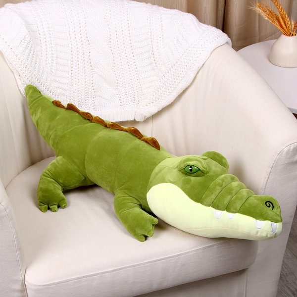 Подушка-игрушка Крокодил 80см зеленый