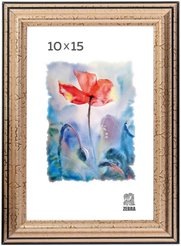 Рамка 10х15см золотистый, пластик 309
