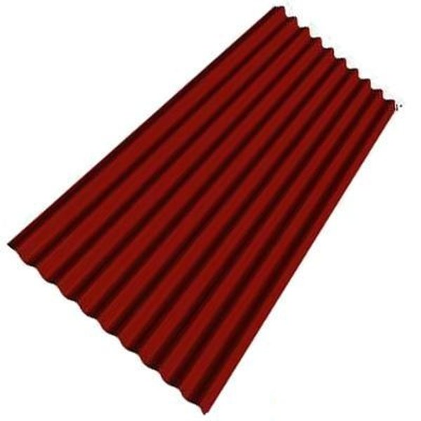 Ондулин битумный лист красный (1950х760х3мм)