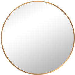 Зеркало настенное в раме Мансарда d60см круг медный