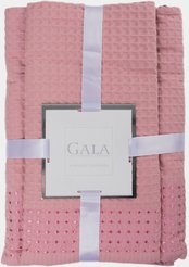 Комплект ТМ Gala из двух вафельных полотенец 150х100, 100х50см пыльная роза