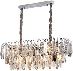 Люстра Ambrella light TR5259/10 CH/CL хром/прозрачный 10хE27