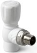 Кран полипропиленовый для радиатора угловой Pro Aqua d20х1/2"