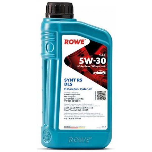 Масло моторное Rowe Hightec Synt RS DLS SAE 5W-30 синтетическое 1л