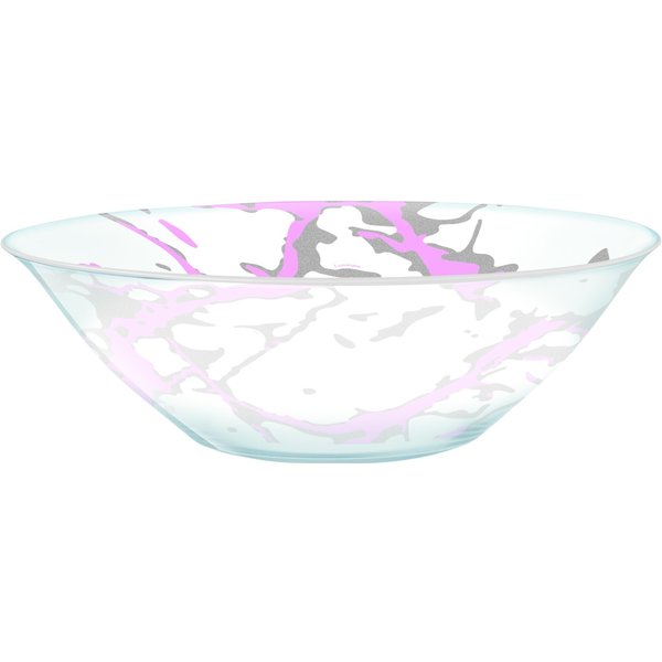 Салатник Luminarc Marble Pink 27см розовый, стекло