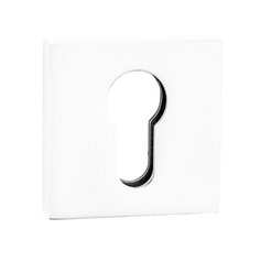 Накладка на цилиндр Puerto квадрат суперматовый белый