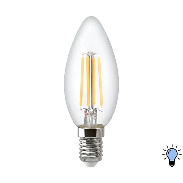Лампа светодиодная THOMSON LED FILAMENT CANDLE 11W E14 свеча 6500K свет холодный белый