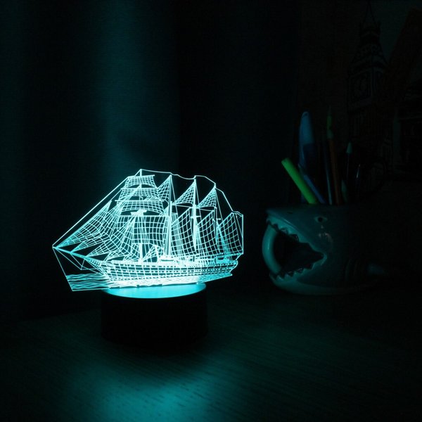 Светильник-ночник СТАРТ 3D Корабль