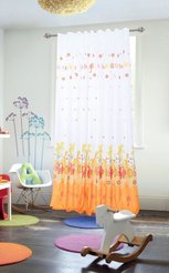 Штора готовая вуаль печать 250х260 жирафы