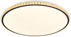 Светильник потолочный светодиодный с пультом FF71 WH/CF белый/кофе 72W+24W D500x60 (ПДУ ИК)