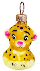 Украшение фигурное Леопард 5см, подарочная упаковка, ФУП-1907/19