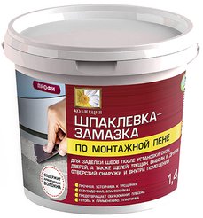 Замазка по монтажной пене 1,4 кг ведро Ижсинтез