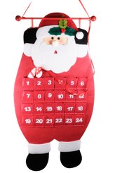 Панно настенное Адвент-календарь Дед Мороз 70х34см,без наполнения SYMZB-062156