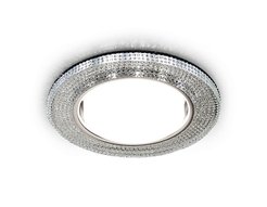 Светильник точечный встраиваемый со светодиодной лентой AMBRELLA LIGHT G290 CH хром/прозрачный GX53+3W