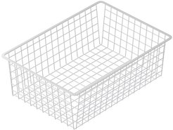 Корзина проволочная Larvij 39,3х55,5х18,5см д/корпуса шкафа 50х58см Белый