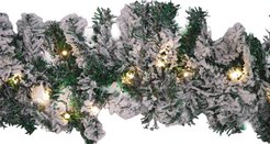 Гирлянда-хвоя искусственная 270см с подсветкой SYWB-0321248