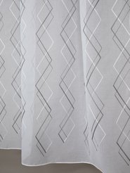 Тюль лен броде XL TW535-grey LB ut серый 280см