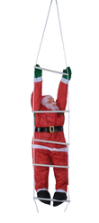 Фигура Дед Мороз на лестнице 119см SYLR-0522007C