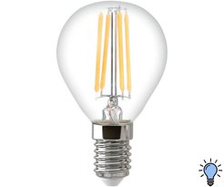 Лампа светодиодная THOMSON FILAMENT 11Вт Е14 шар 6500К свет холодный белый