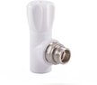 Кран полипропиленовый шаровый для радиатора угловой PN25 d25х3/4"
