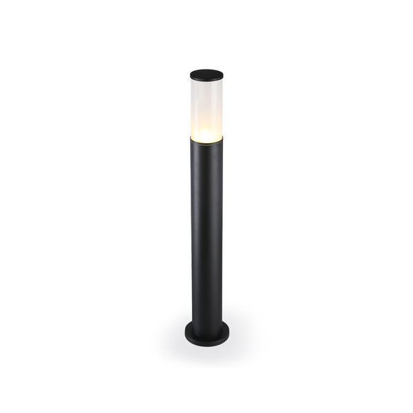 Светильник уличный тротуарный ландшафтный Ambrella light ST2459 BK/FR IP54 E27 черный/белый матовый 