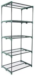 Стеллаж для рассады МегаСад 5 полок 69х49см h165см