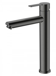 Смеситель для накладной раковины Agger Easy A3112155 оружейная сталь матовая