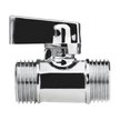 Кран латунный хромированный мини MPF 1/2" наружная резьба