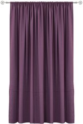 Штора Amore Mio Блэкаут лен 150x270 (1шт) фиолетовый