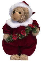 Игрушка декоративная Медвежонок с веткой 20х15х40см арт.92783