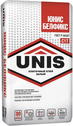 Клей плиточный белый ЮНИС БЕЛФИКС 25кг
