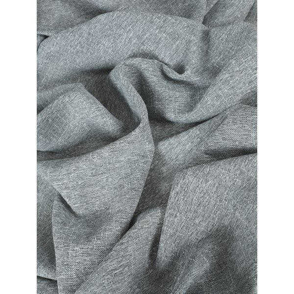 Ткань портьерная лен FAN S FSP007P-02/300 L серый