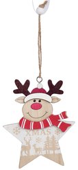 Украшение из дерева Олень 10х9см SYMZPA-4422128