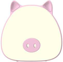 Светильник ночник настольный Gauss Qplus GTL703 5W 200lm 2700-6000K 5V LED Li-ion 1200mA розовый диммируемый 