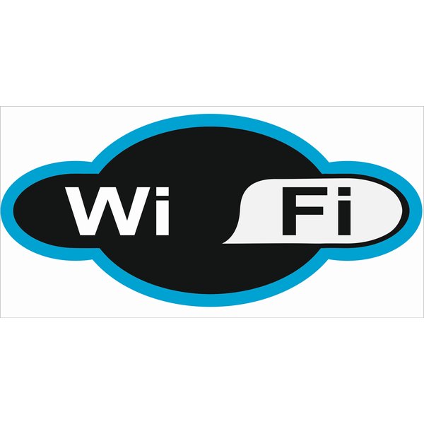 Табличка Wi-Fi 200х100мм