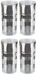 Набор стаканов Luminarc Dallas Shiny Graphite 380мл 4шт высокие, стекло