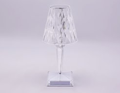 Лампа настольная с сенсорным выключателем Ambrella light DE8055 CL 3Вт 3000K/4200K/6400K прозрачная