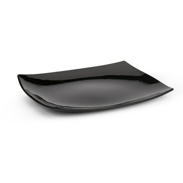 Тарелка постановочная Luminarc Quadrato Noir 27см черный, стекло