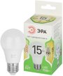 Лампочка светодиодная ЭРА GREEN LINE LED A60-15W-830-E27 GL E27 15 Вт груша теплый свет