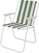 Кресло складное Weekemp Канны 44х53см H73см, зеленый/белый, SP-131A