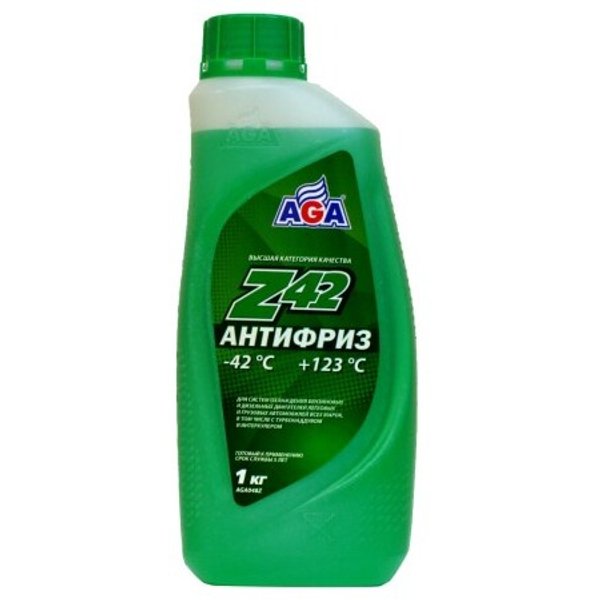 Антифриз AGA-Z42 1кг/946мл AGA048Z зеленый