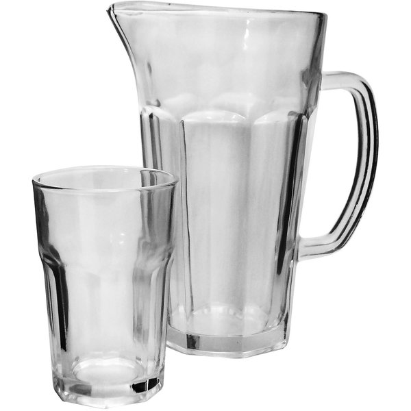 Набор питьевой Glassware Кувшин 1,2л+Стаканы 300мл 6шт стекло