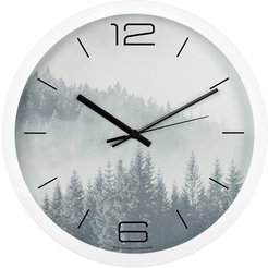 Часы настенные Лес d30см 77761790 белый