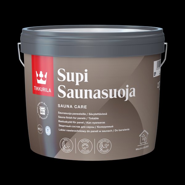 Состав для сауны Tikkurila Supi Saunosuoja EP полуматовый 2,7л