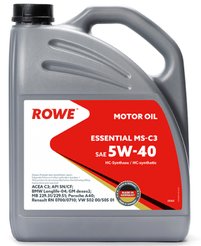 Масло моторное Rowe Essential SAE 5W-40 MS-C3 синтетическое 5л
