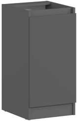 Шкаф напольный Леон 40х81,8х46см ЛНС-40 Диамант серый