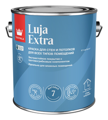 Краска для стен и потолков LUJA EXTRA A матова белая (2,7л)