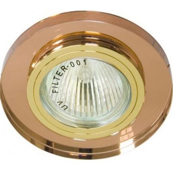 Светильник точ.8060-2 (CD3004) MR16 золото-корич.