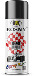 Краска аэрозольная Bosny №39 черная глянцевая 400мл(300г)