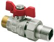 Кран Американ 1/2 нар/нар HLV Optima ручка бабочка 101327
